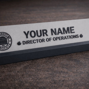Personalized Desk Nameplate